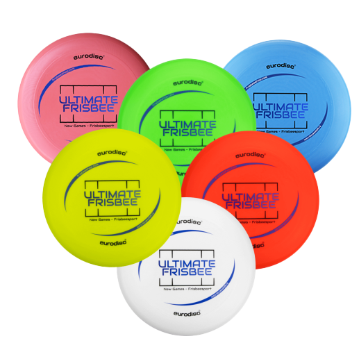 eurodisc® 175g Ultimate organic Frisbee New Games white